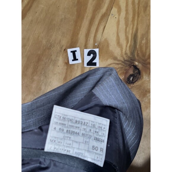 Z Zegna by Ermenegildo Zegna 2 Button Striped Suit Jacket Blazer Men 50R @i2 - Picture 9 of 9